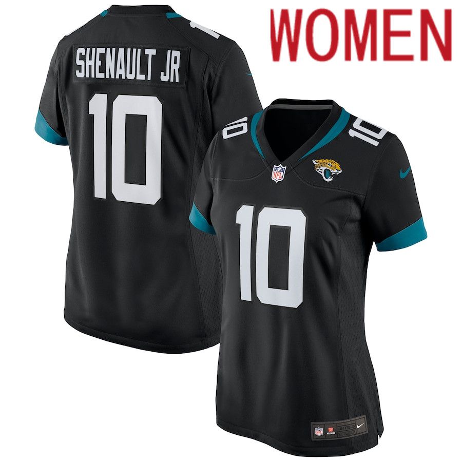 Women Jacksonville Jaguars 10 Laviska Shenault Jr. Nike Black Game NFL Jersey